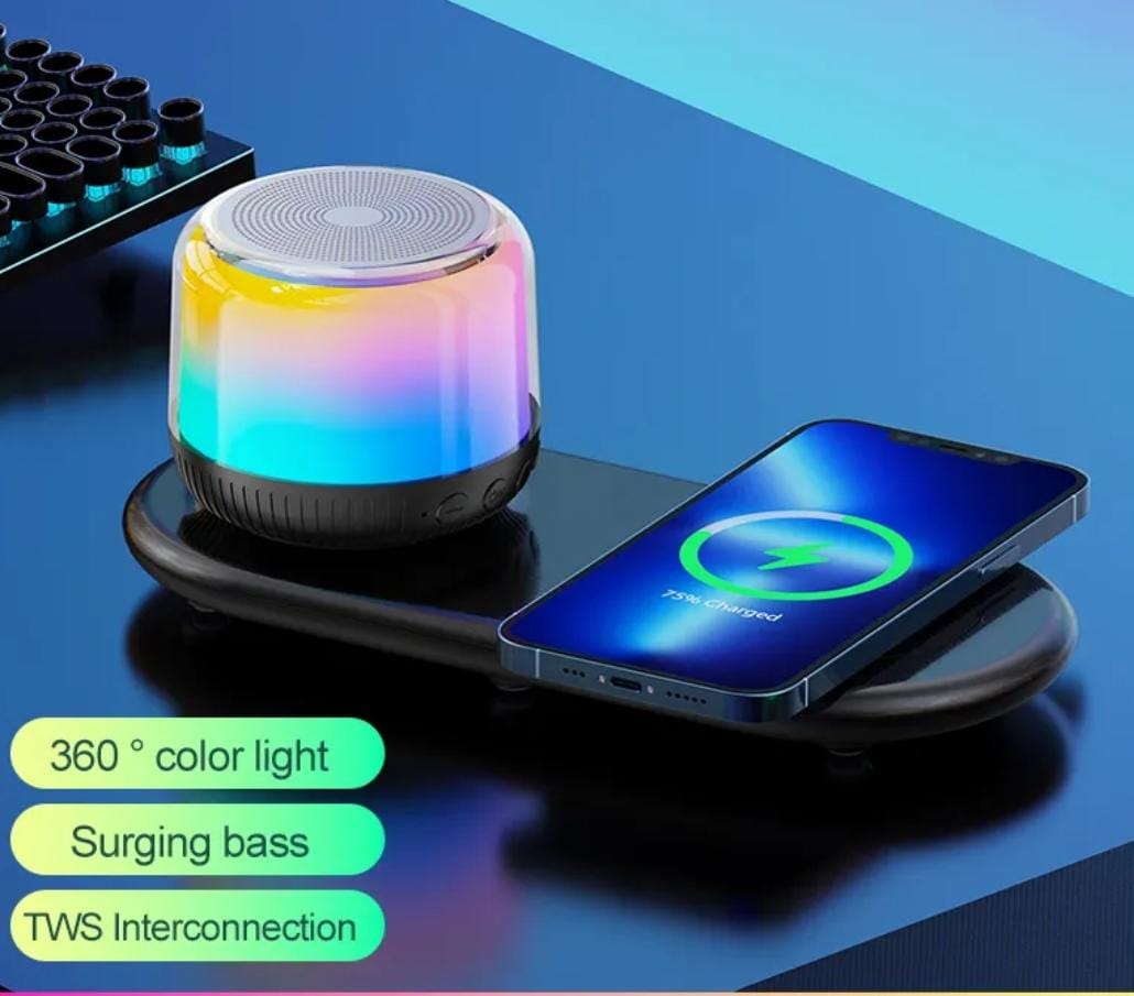 RGB BT Speaker + Wireless Charger