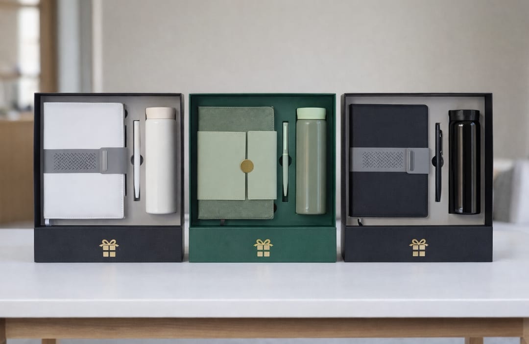 3-in-1 Notebook + Pen + Flask