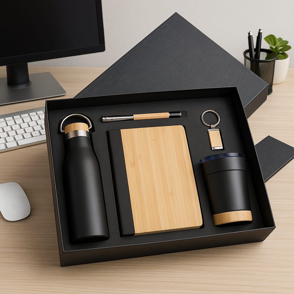 4-in-1 Bamboo Corporate Set
