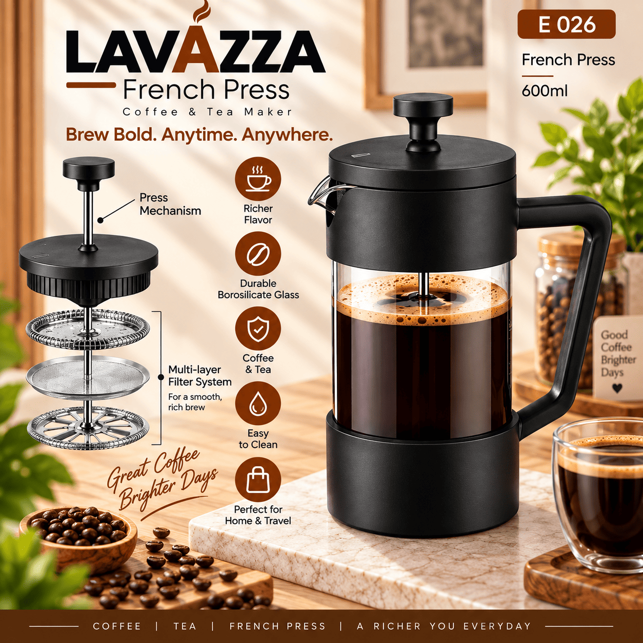 LAVAZZA FRENCH PRESS