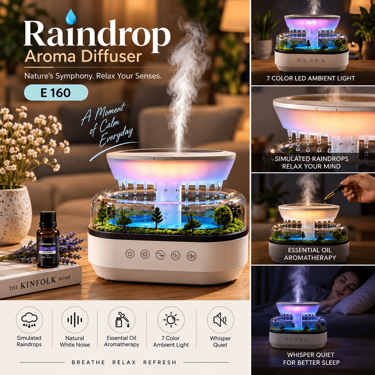 RAIN DROP AROMA DIFFUSER