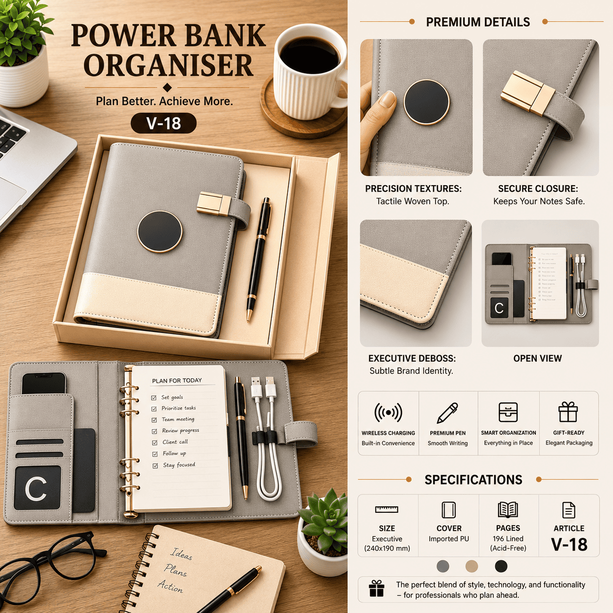 Power Bank Organiser