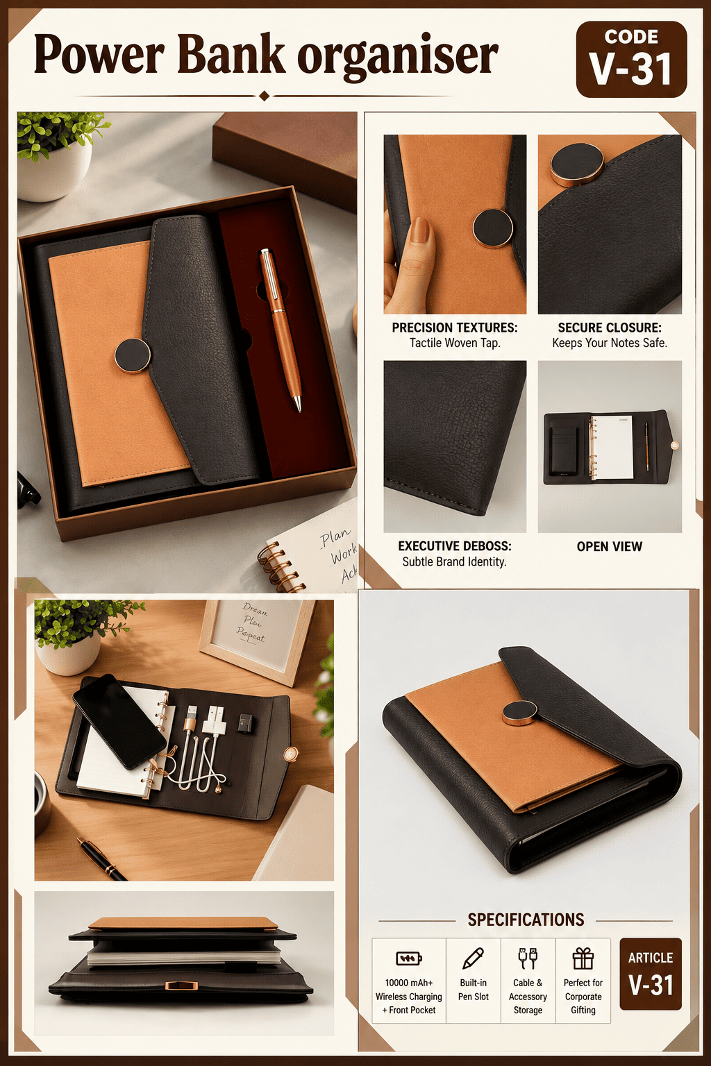 Power Bank Organiser