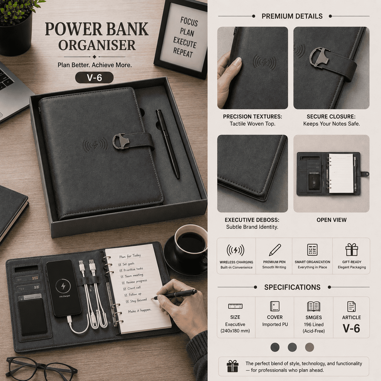 Power Bank Organiser